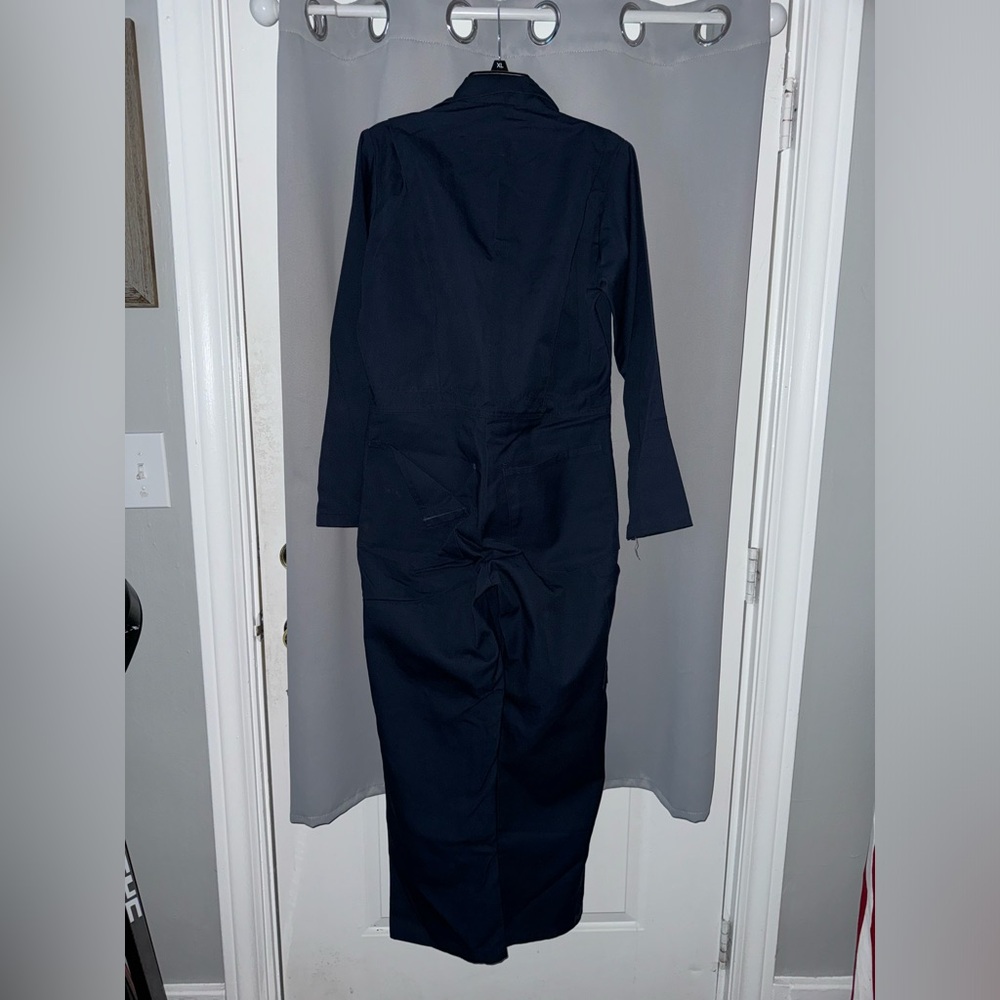 Navy blue coveralls